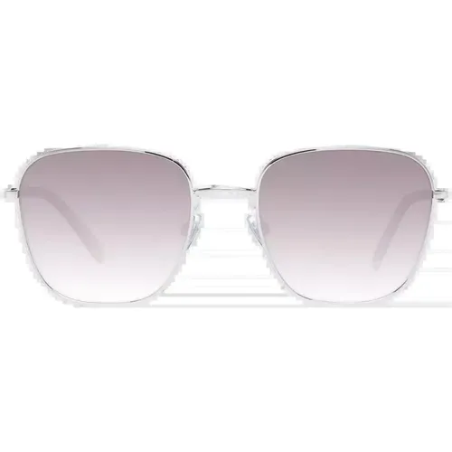 Gold Square Sunglasses with Gradient Lenses , female, Sizes: ONE SIZE - Fossil - Modalova