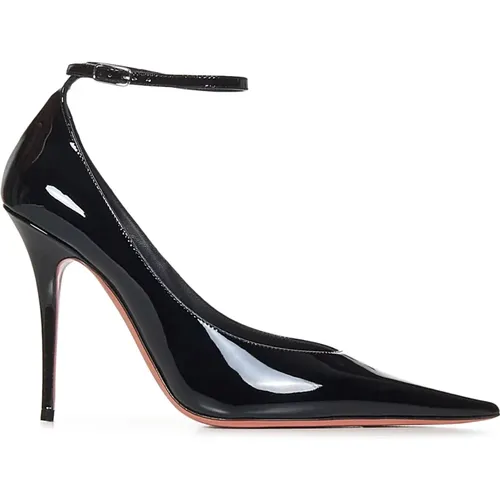 Patent Leather Stiletto Heels , female, Sizes: 5 UK, 7 UK, 6 UK, 4 UK, 3 UK - Amina Muaddi - Modalova