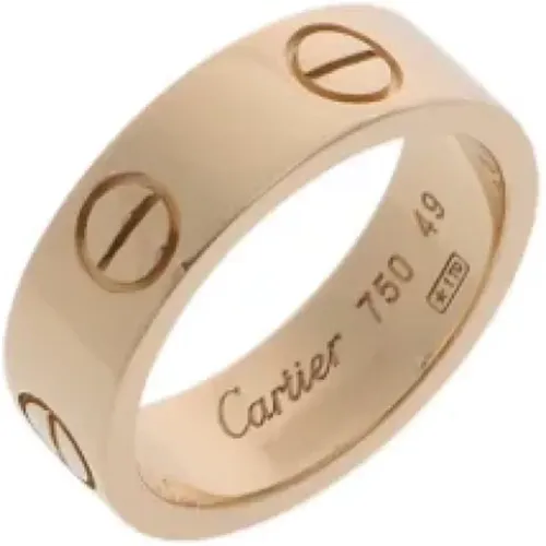 Pre-owned Gold rings , female, Sizes: ONE SIZE - Cartier Vintage - Modalova