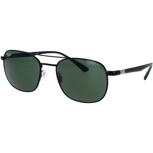 Quadratische Metall-Sonnenbrille Grüne Gläser - Ray-Ban - Modalova