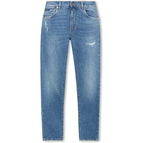 Jeans mit Logo , Herren, Größe: 2XL - Dolce & Gabbana - Modalova