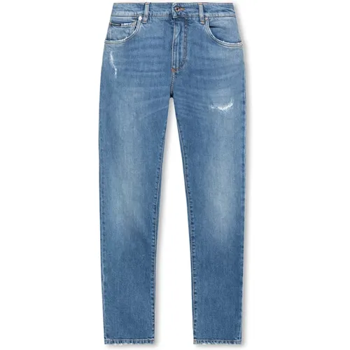 Jeans mit Logo , Herren, Größe: 4XL - Dolce & Gabbana - Modalova