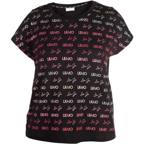 Casual T-Shirt for Everyday Wear , female, Sizes: 2XS, L - Liu Jo - Modalova