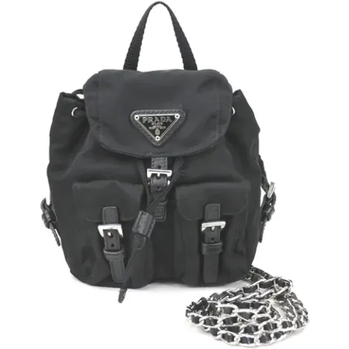 Pre-owned Fabric backpacks , female, Sizes: ONE SIZE - Prada Vintage - Modalova