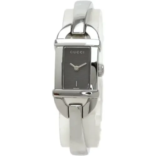 Pre-owned Stainless Steel watches , female, Sizes: ONE SIZE - Gucci Vintage - Modalova