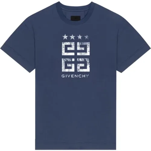 Vintage Logo Cotton T-Shirt , male, Sizes: L, M - Givenchy - Modalova