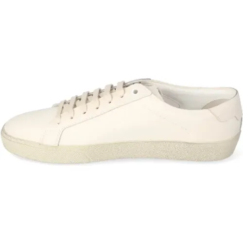 Leather sneakers , female, Sizes: 4 1/2 UK - Saint Laurent - Modalova