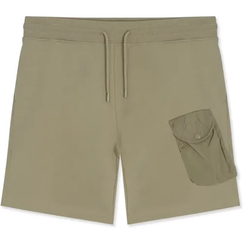 Transit Sweatshort in Aloe Color , male, Sizes: S - Belstaff - Modalova