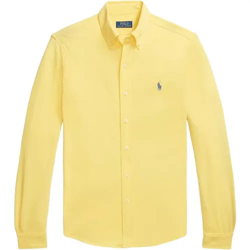 Ultra-Lightweight Piqué Shirt , male, Sizes: L - Polo Ralph Lauren - Modalova