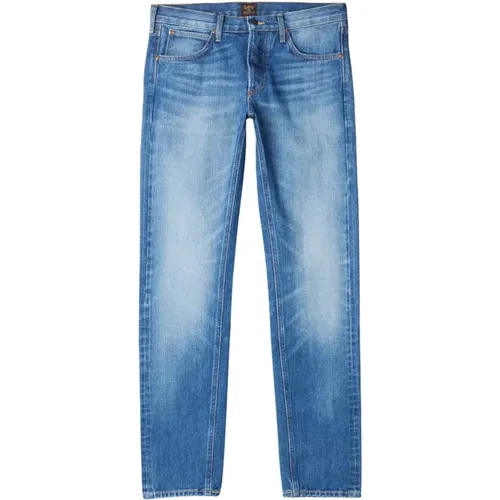 Premium 15oz Selvedge Jeans , male, Sizes: W33, W34, W36, W32, W30, W31 - Lee - Modalova