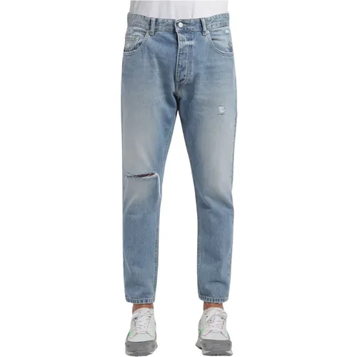 Straight Jeans , male, Sizes: W33, W34, W35, W32 - Icon Denim - Modalova