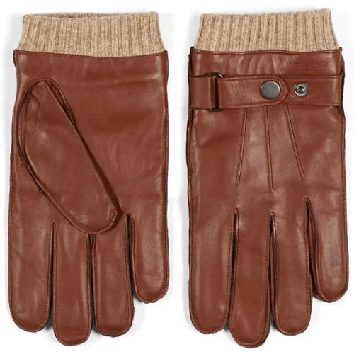 Hochwertige braune Lederhandschuhe für Männer , Herren, Größe: L - Howard London - Modalova