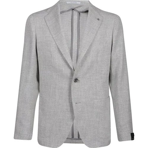 Elegant Blazer Jacket , male, Sizes: XL, L - Tagliatore - Modalova