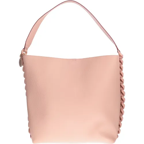 Rosa Schultertasche Tote Leder - Stella Mccartney - Modalova