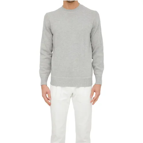 Grigio Round Neck Sweater , male, Sizes: 3XL, 2XL, M - Eleventy - Modalova