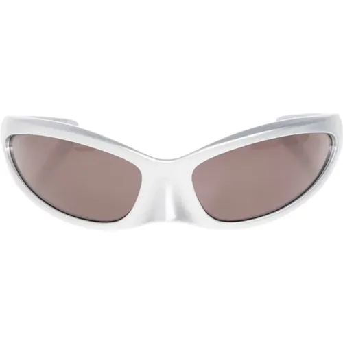 Hautkatze Sonnenbrille , Damen, Größe: ONE Size - Balenciaga - Modalova