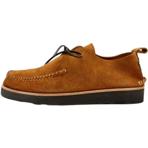 Braune Wildleder Derbies - Yogi Footwear - Modalova