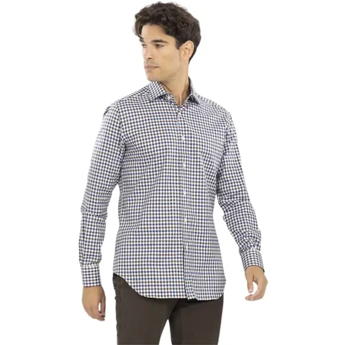 Super Cotton Check Shirt , male, Sizes: 5XL, 4XL, L, XL - Xacus - Modalova