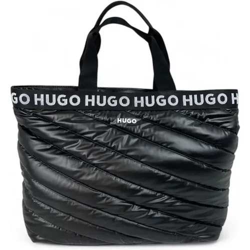 Becky Puffy Stepp Shopper Tasche Schwarz - Hugo Boss - Modalova