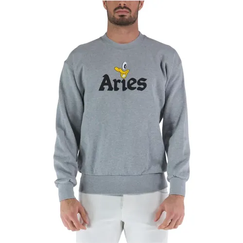 Sweatshirts , male, Sizes: S, XL - Aries - Modalova