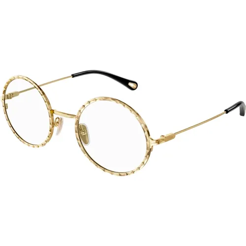 Stilvolle Brille Ch0232O Farbe 005 , Damen, Größe: 52 MM - Chloé - Modalova