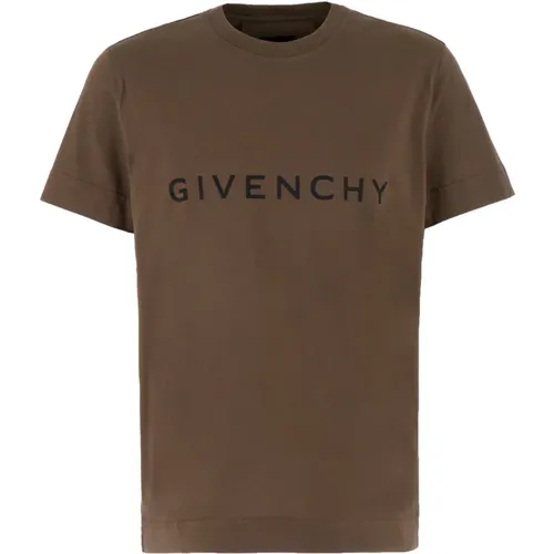 Lässiges Baumwoll T-Shirt , Herren, Größe: L - Givenchy - Modalova