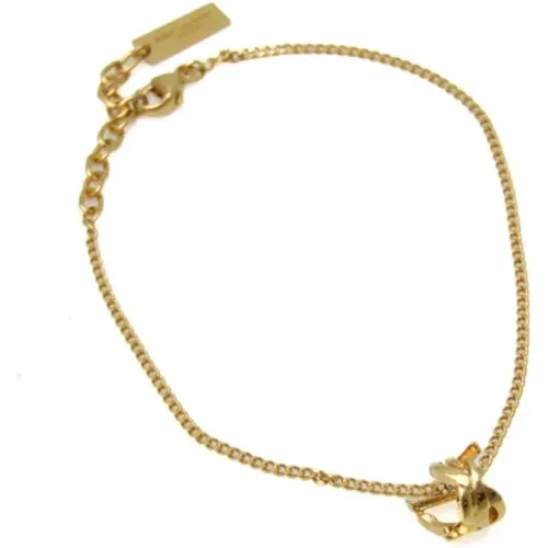 Pre-owned Metal bracelets , female, Sizes: ONE SIZE - Yves Saint Laurent Vintage - Modalova