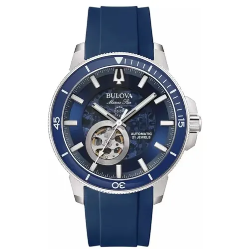 Men`s Marine Star Automatic Watch , female, Sizes: ONE SIZE - Bulova - Modalova