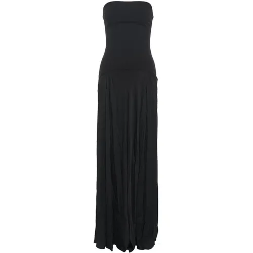 Schwarzes Kleid für Frauen , Damen, Größe: 2XS - Aniye By - Modalova