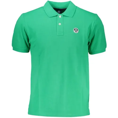 Cotton Polo Shirt with Short Sleeves , male, Sizes: M, S, XL - North Sails - Modalova