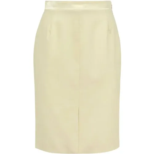 Wool Pencil Skirt with High Waist , female, Sizes: 2XS, M, S, XS - MVP wardrobe - Modalova