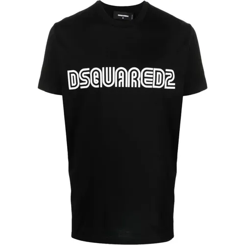 Logo T-Shirt , male, Sizes: M - Dsquared2 - Modalova