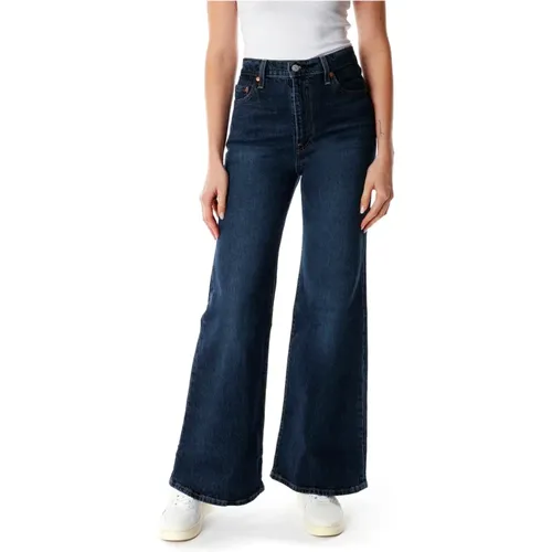 Levi's, Hohe Taille Bell Wide Leg Jeans , Damen, Größe: W32 L32 - Levis - Modalova