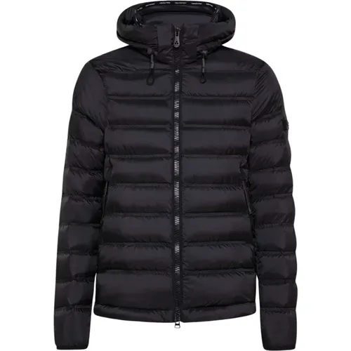 Short Glossy Hooded Jacket for Men , male, Sizes: 3XL - Peuterey - Modalova
