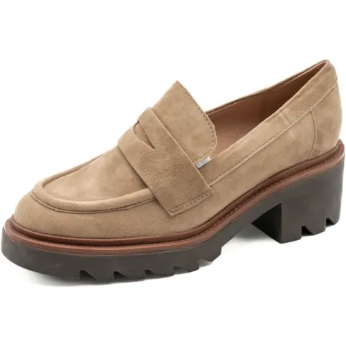 Taupe Damenschuhe mit 5 cm Absatz - Bibi Lou - Modalova