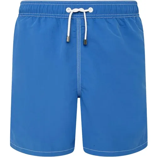 Classic Swim Shorts - Marine , male, Sizes: S - Hackett - Modalova