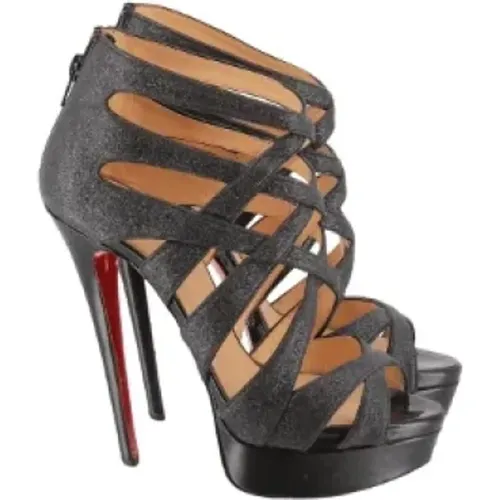 Pre-owned Leather heels , female, Sizes: 4 UK - Christian Louboutin Pre-owned - Modalova