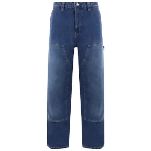 Blaue Oversize Workwear Jeans , Herren, Größe: W34 - Stüssy - Modalova