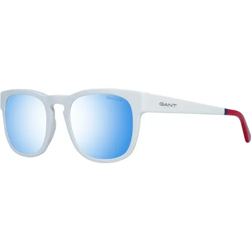 Weiße Herren-Sonnenbrille mit verspiegelten Gläsern - Gant - Modalova