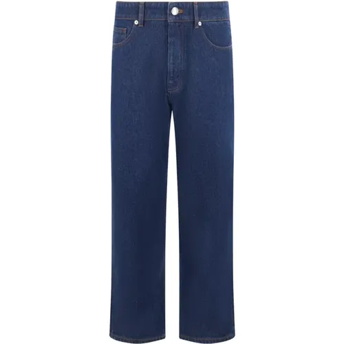 Straight Leg Denim Jeans , male, Sizes: W30, W31, W33, W34, W32 - Maison Kitsuné - Modalova