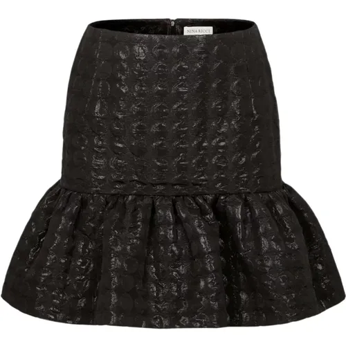 Mini Peplum Skirt , female, Sizes: M, L, 2XS, S, 2XL, XS, XL - Nina Ricci - Modalova