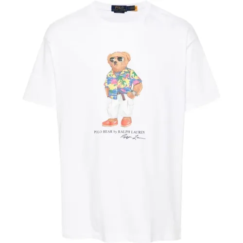 Polo Bear' t-shirt , male, Sizes: L, M, XL - Ralph Lauren - Modalova