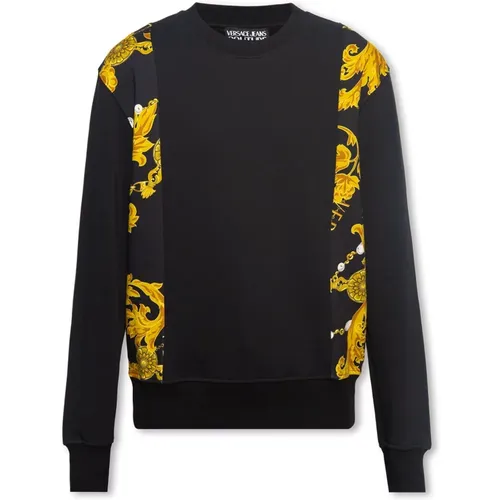 Sweatshirt mit 'Chain Couture'-Muster - Versace Jeans Couture - Modalova