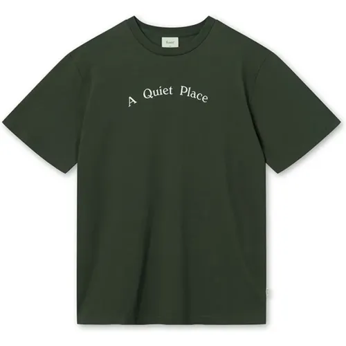 Bio-Baumwoll T-Shirt , Herren, Größe: XL - Forét - Modalova