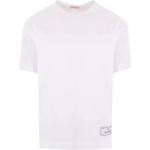 Casual Logo Print T-Shirt , Herren, Größe: L - Valentino Garavani - Modalova