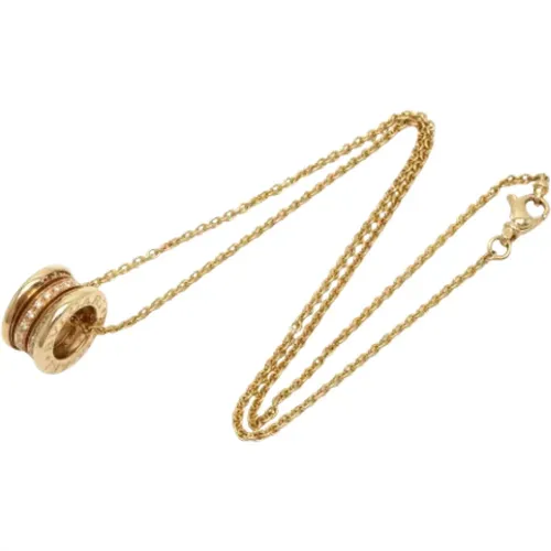 Pre-owned Gold necklaces , female, Sizes: ONE SIZE - Bvlgari Vintage - Modalova