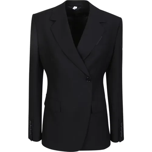 Classic Wool Tailored Blazer , female, Sizes: 2XS - Burberry - Modalova