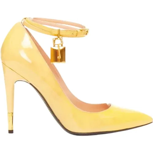 Pre-owned Leather heels , female, Sizes: 4 UK - Tom Ford Pre-owned - Modalova