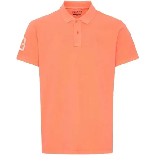 Polo-Shirt mit kurzen Ärmeln , Herren, Größe: S - Blend - Modalova