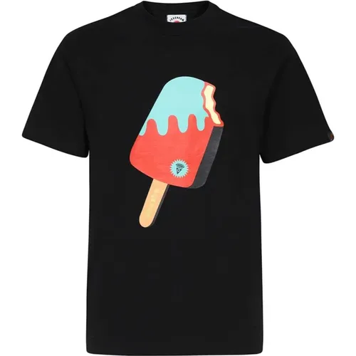 Baumwoll T-Shirt mit Frontdruck - ICECREAM - Modalova